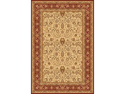 Klasický vlněný koberec Agnella Isfahan Klimene Krémový