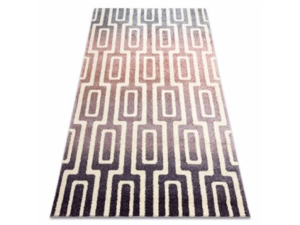 Moderní kusový koberec KAKE 25809657 fialový / růžový / šedý