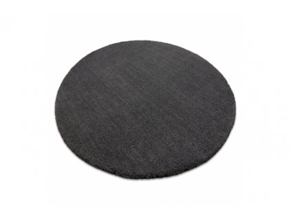 Kulatý koberec vhodný k praní v pračce LATIO 71351100 šedý