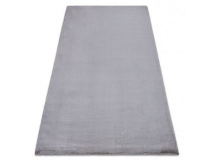 Kusový koberec  shaggy BUNNY stříbrný