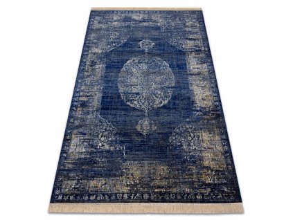 Klasický kusový koberec WINDSOR 22994 Ornament modrý