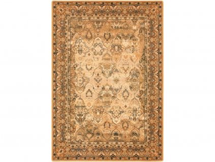 Kusový koberec vlněný Dywilan Omega Kashmir Krémový