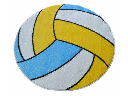 Kulatý koberec Z091A WHITE Volejbalový balón