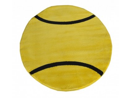 Kusový koberec Z093A Tenisový míček žlutý