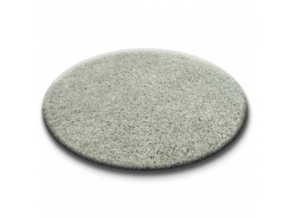 Kulatý koberec SHAGGY 5cm šedý