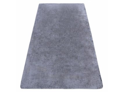 Kusový koberec Shaggy LAPIN černý / slonová kost
