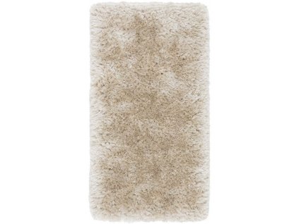Kusový koberec jednobarevný Shaggy Plush Pearl krémový / béžový