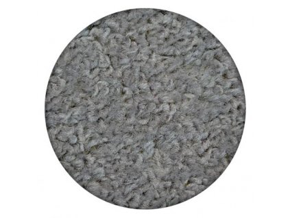 Kulatý koberec ETON stříbrný šedý