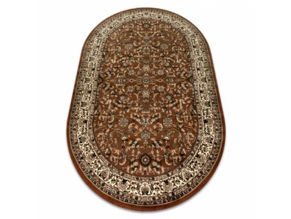 Oválný koberec ROYAL ADR 1745 hnědý