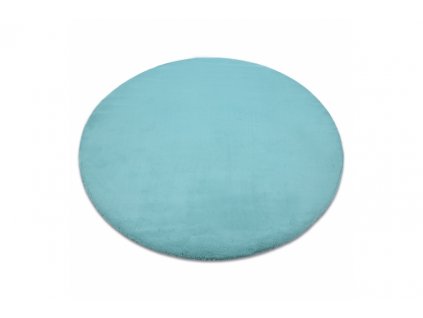 Kulatý koberec BUNNY aqua modrý