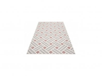 Kusový koberec moderní FIKA 78521 krémový růžový
