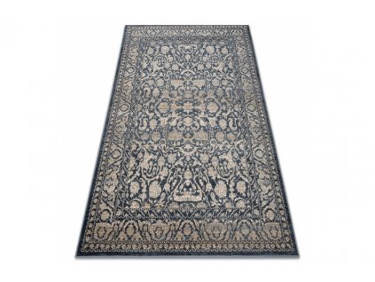 Vlněný kusový koberec NAIN 7557 50944 Klasický béžový modrý