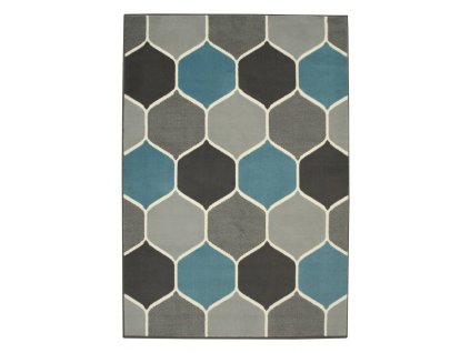 Kusový koberec LUNA 503833/95812 šedý modrý
