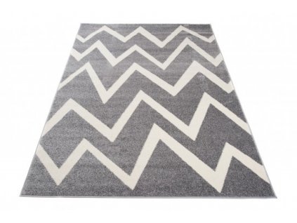 Moderní kusový koberec MAROKO T422B šedý