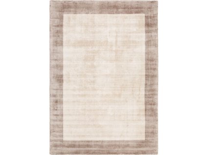 Moderní kusový koberec Blade Border Béžový / světle hnědý