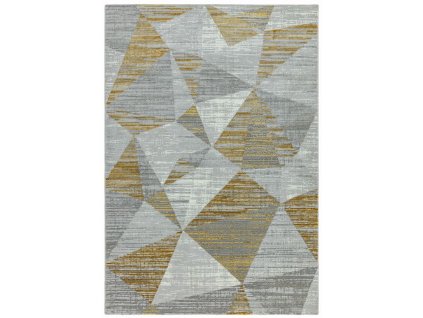 Moderní kusový koberec Orion OR12 šedý / žlutý