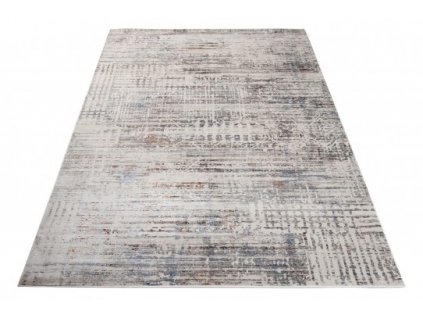 Moderní kusový koberec FEYRUZ S778B Abstraktní krémový