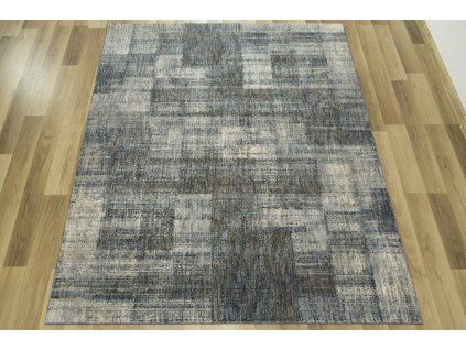 Moderní kusový koberec Kentucky 510 šedý / modrý