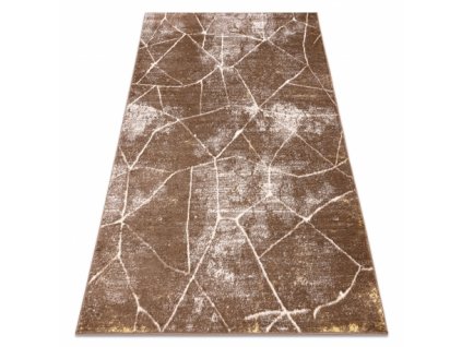 Moderní kusový koberec  MEFE 2783 Mramor tmavě béžový