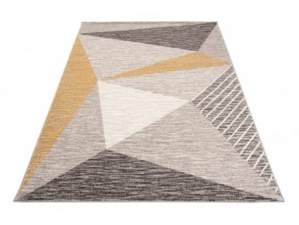 Moderní kusový koberec FIESTA 36303/37226 šedý / žlutý