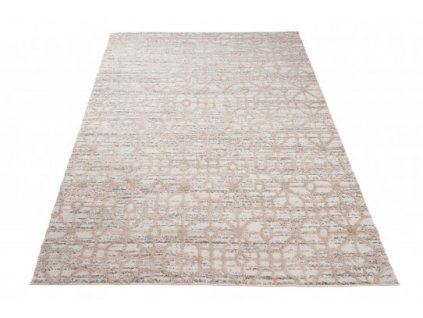 Moderní kusový koberec TROYA V470F krémový hnědý