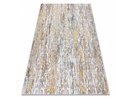 Moderní kusový koberec GLOSS 8487 63 Abstraktní zlatý / béžový