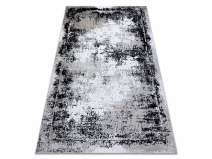 Moderní kusový koberec GLOSS 8493 78 Abstraktní černý / šedý