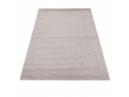 Kusový shaggy koberec jednobarevný SOHO P113A šedý