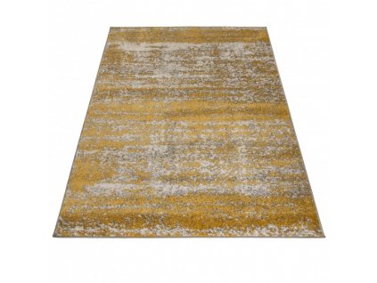 Moderní kusový koberec SPRING H171A Tmavě žlutý béžový