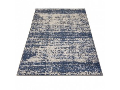 Moderní kusový koberec SPRING H171A Tmavě modrý béžový