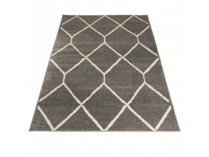 Moderní kusový koberec SPRING  H180A Tmavě šedý