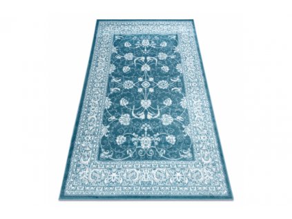 Kusový koberec klasický MEFE 2312 modrý krémový