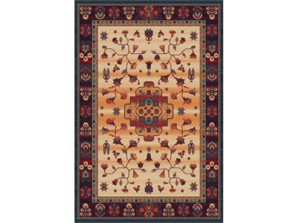 Kusový koberec vlněný Agnella Agnus Tacuba Tmavě Béžový