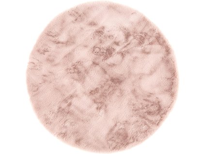 Moderní kulatý koberec Angelo Pink růžový