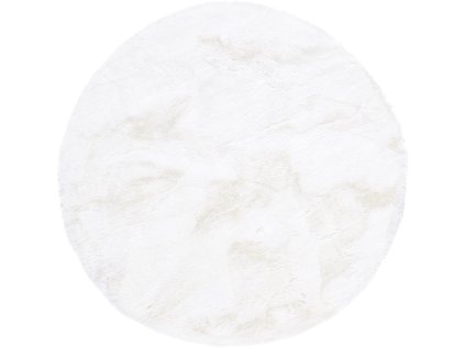Moderní kulatý koberec Angelo Bílý