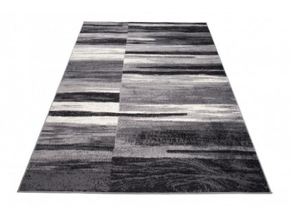 Kusový koberec CHEAP F809A tmavě šedý