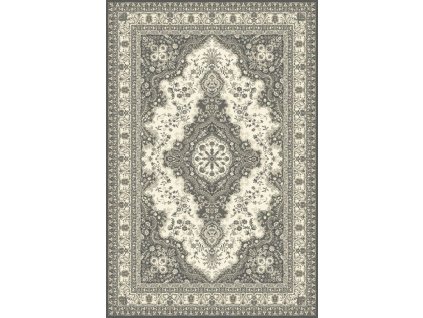 Kusový koberec vlněný Agnella Isfahan Almas Perla Šedý