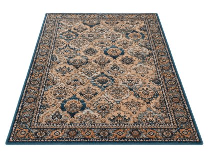 Kusový koberec vlněný Agnella Isfahan Forenza Smaragdový Zelený5