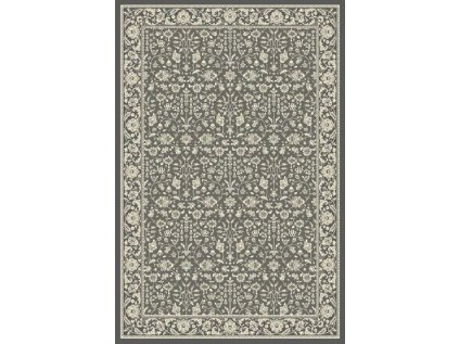 Kusový koberec vlněný Agnella Isfahan Itamar Popel Šedý