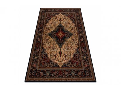Kusový koberec vlněný Dywilan Superior Piena Jasny Rubin Vícebarevný