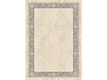 Kusový koberec vlněný Agnella Isfahan Onyx Alabaster Béžový