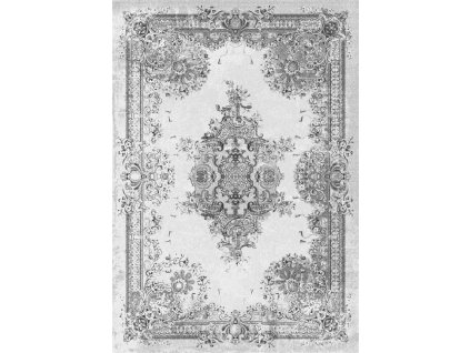 Kusový koberec vlněný Agnella Agnus Meri Grafitový (binding)