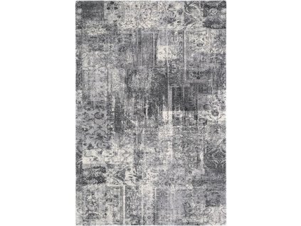 Kusový koberec vlněný Agnella Diamond Eddie Grafitový Šedý (binding)