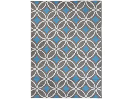 Kusový koberec moderní MAYA Z898B šedý modrý