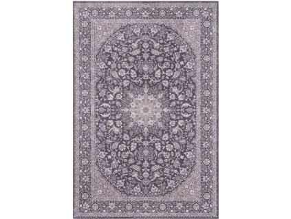 Kusový koberec vlněný Agnella Diamond Damore Antracit Šedý