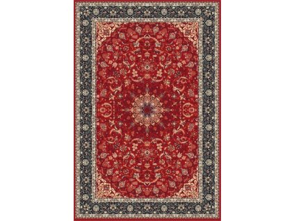 Kusový koberec vlněný Agnella Diamond Damore Bordó Červený