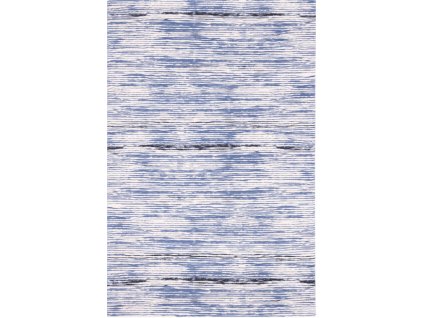 Kusový koberec vlněný Agnella Diamond Dean Blekit Modrý