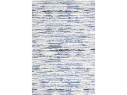 Kusový koberec vlněný Agnella Diamond Dean Blekit Modrý