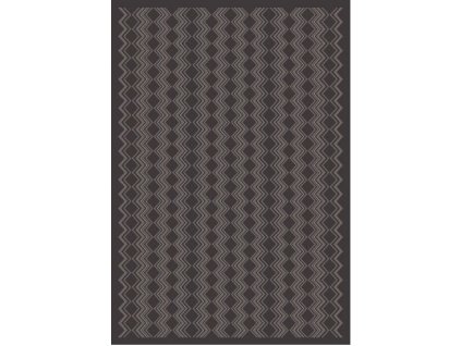 Kusový koberec vlněný Agnella Galaxy Altas Graphite Tmavě Šedý