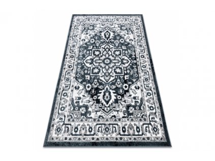 Kusový koberec POLI 8756A Klasický modrý